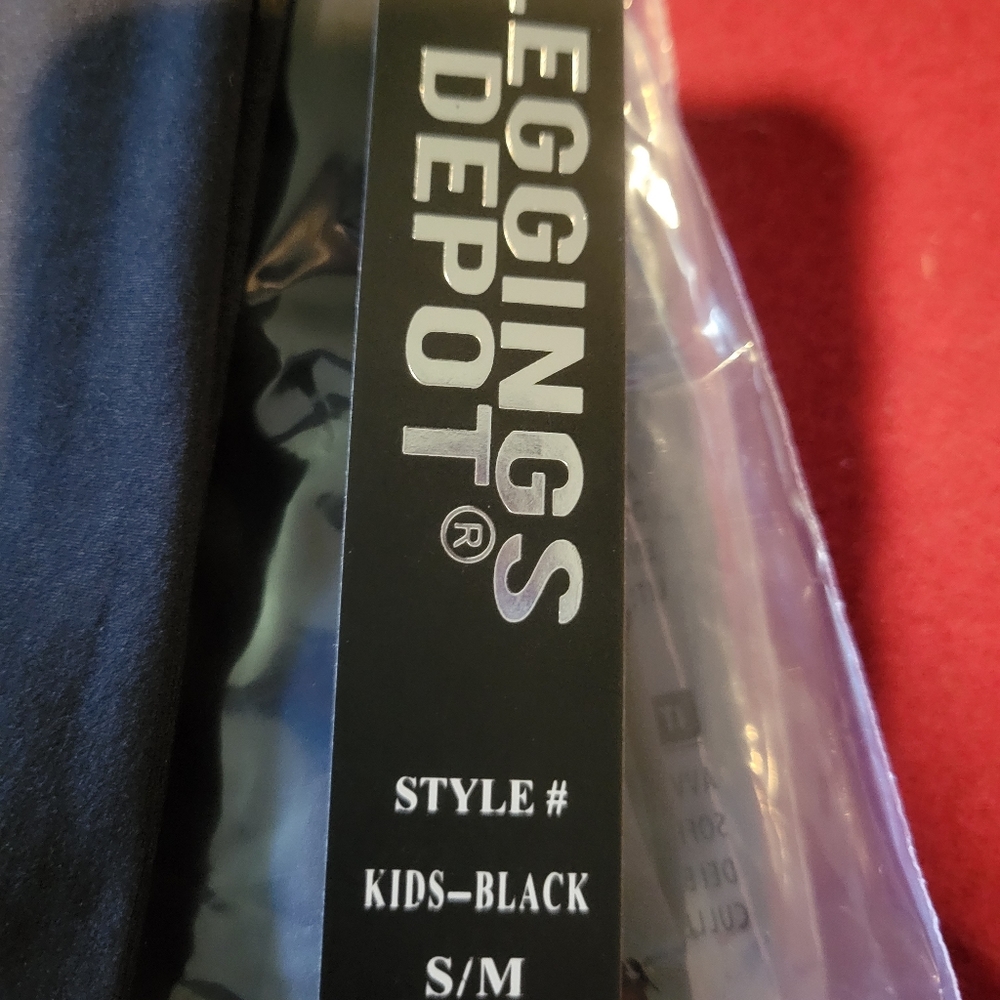 Kids black leggings